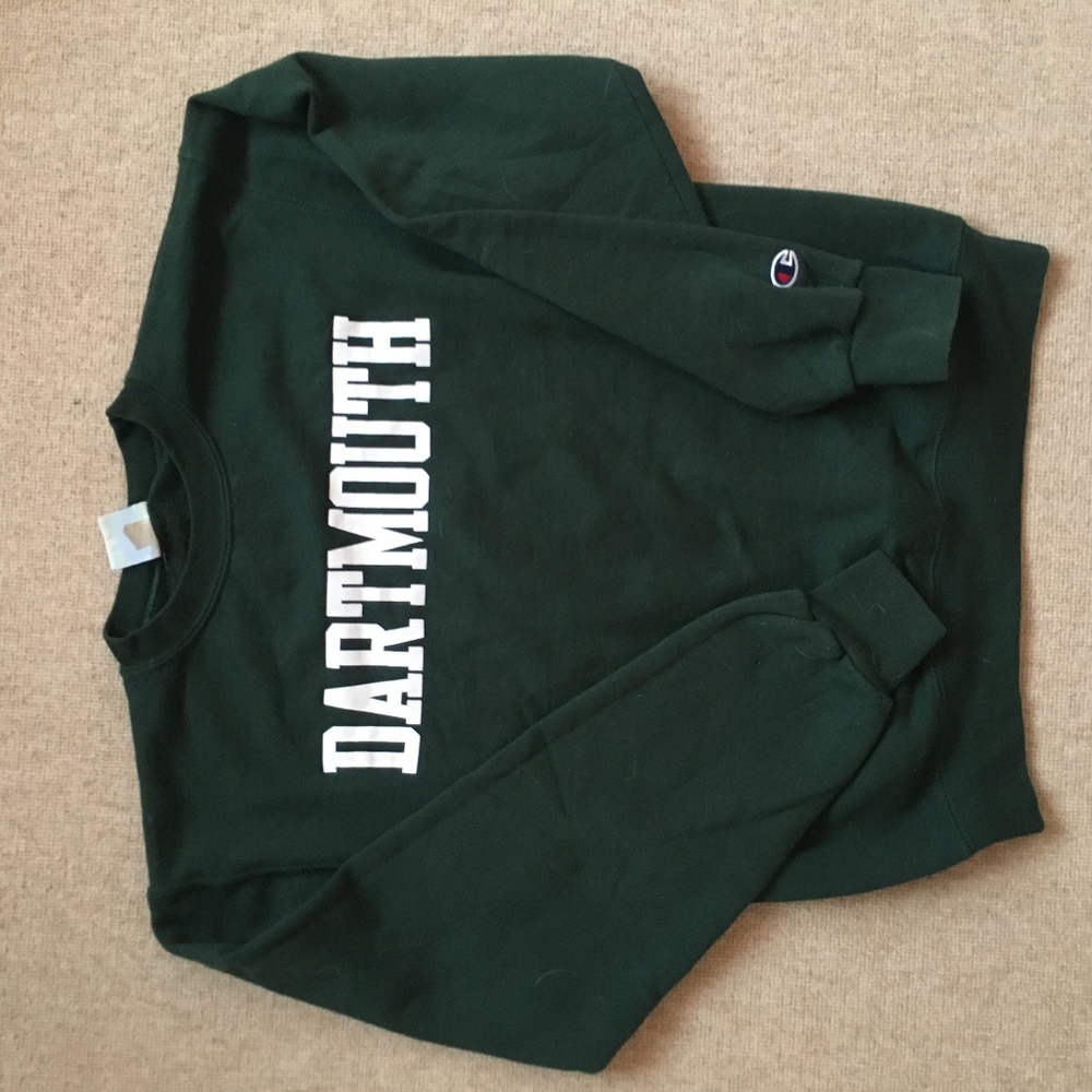 Womens Champion Dartmouth Crewneck Sweatshirt